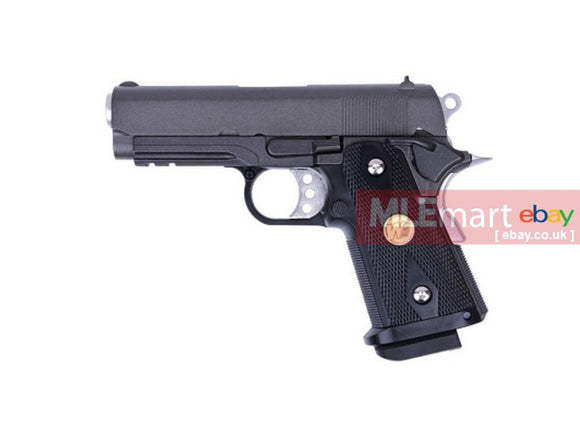 WE HI-CAPA 3.8 1938 B Full Metal エアガン / GBB Pistol - Black | MLEmart.com