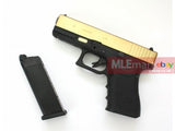 WE G19 Metal Slide GBB Pistol (Gold) - MLEmart.com