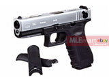 WE G18C Rail Steel Silde GBB Pistol (Sliver Slide) - MLEmart.com