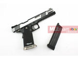 WE HI-CAPA 6 Inch IREX GBB Pistol (2-Tone , Silver Barrel, No Marking Slide) - MLEmart.com