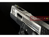 WE G19 GBB Brand War Ver (Silver Slide and barrel with BK Frame) - MLEmart.com